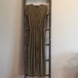 Olive Comfy Jumpsuit